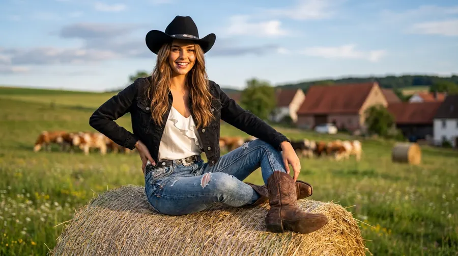 Faye Ashborn outdoor portrait on a wooden walkway
